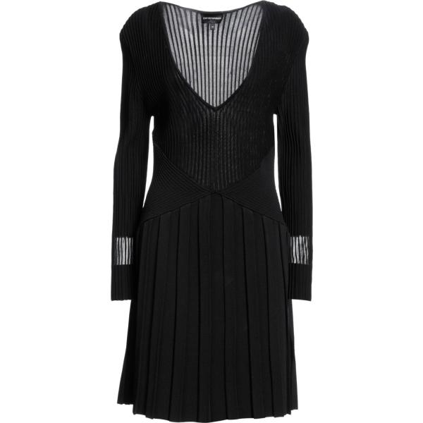 vestiti corti Emporio Armani nero tinta unita