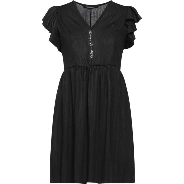 vestiti corti Odi Et Amo nero tinta unita