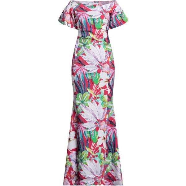 vestiti lunghi Chiara Boni La Petite Robe bianco a fiori
