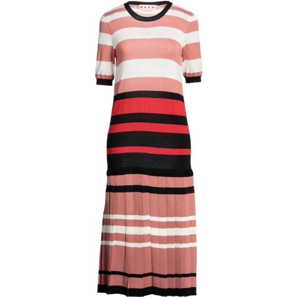 vestiti midi/longuette Marni multicolore a righe