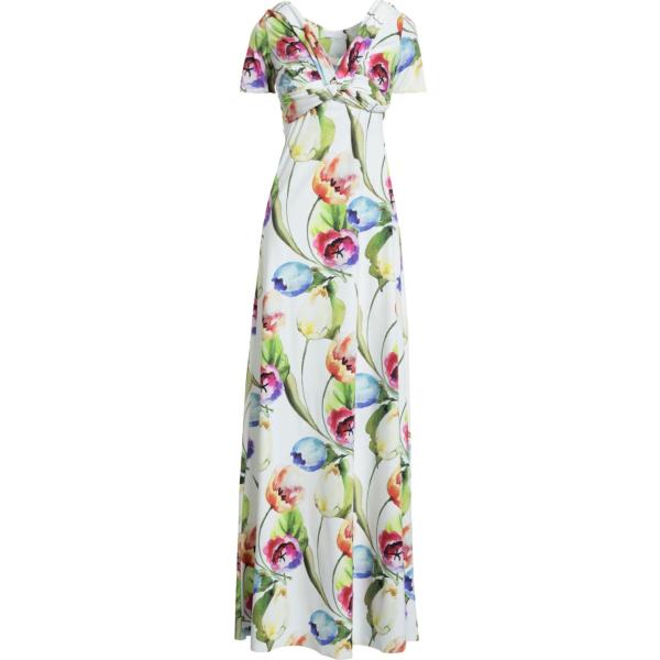 vestiti lunghi Chiara Boni La Petite Robe bianco a fiori