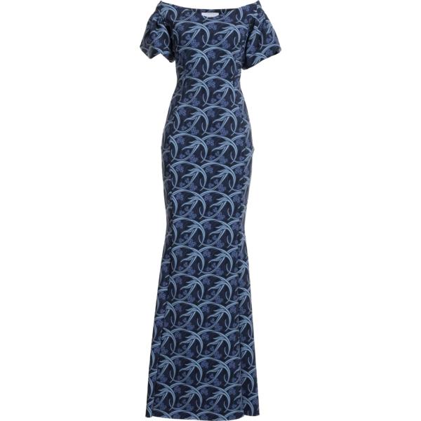 vestiti lunghi Chiara Boni La Petite Robe blu a fiori