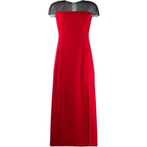 vestiti lunghi Gianfranco Ferre rosso