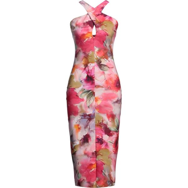 vestiti midi/longuette Chiara Boni La Petite Robe rosa a fiori