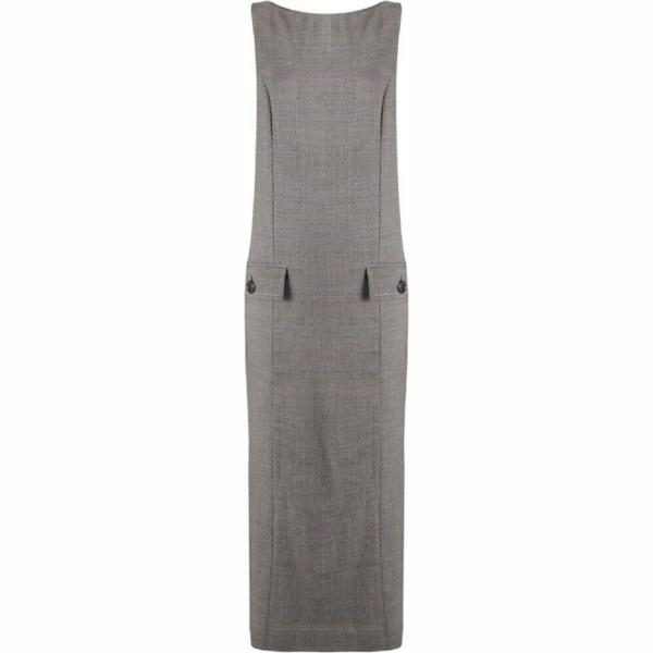 vestiti lunghi Gianfranco Ferre grigio