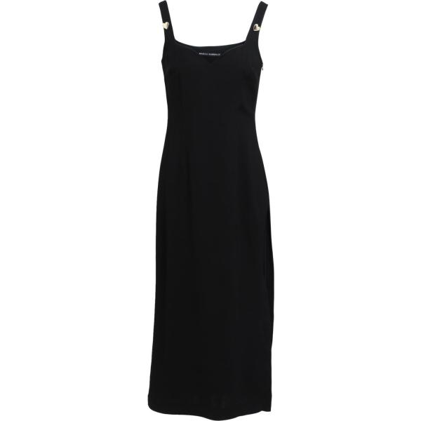vestiti midi/longuette Marco Rambaldi nero tinta unita