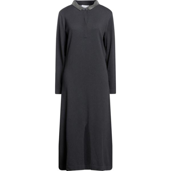 vestiti lunghi Fabiana Filippi grigio tinta unita