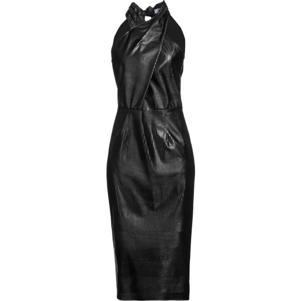 vestiti midi/longuette Simona Corsellini nero tinta unita