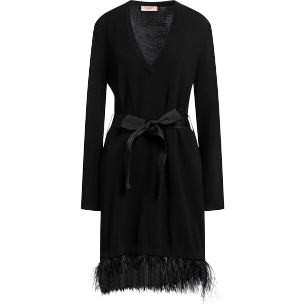 vestiti corti Twinset nero tinta unita