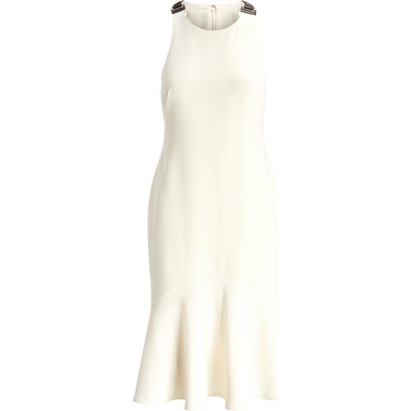 vestiti midi/longuette Lauren Ralph Lauren bianco tinta unita