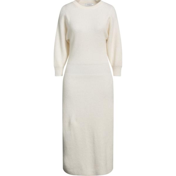 vestiti midi/longuette Fabiana Filippi bianco tinta unita