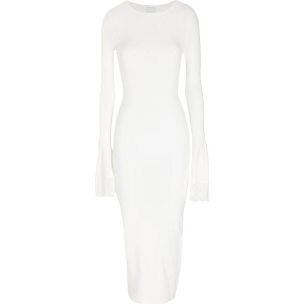 vestiti midi/longuette 8 by YOOX bianco tinta unita