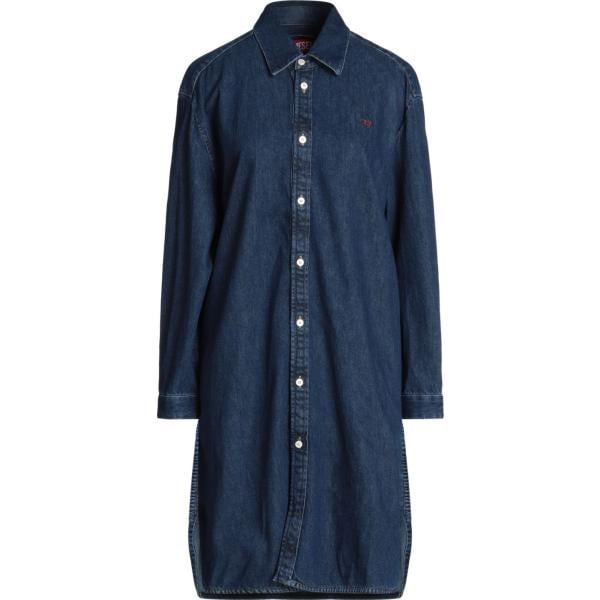 vestiti corti Diesel blu tinta unita