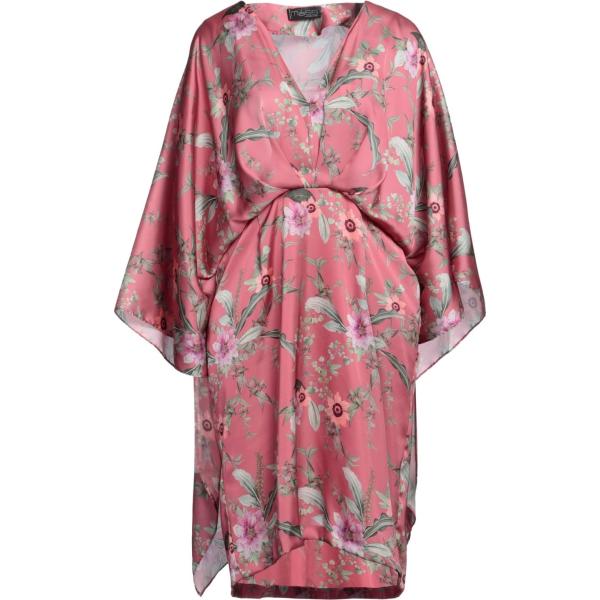 vestiti midi/longuette MÁSS by MATILDE CANO rosa a fiori