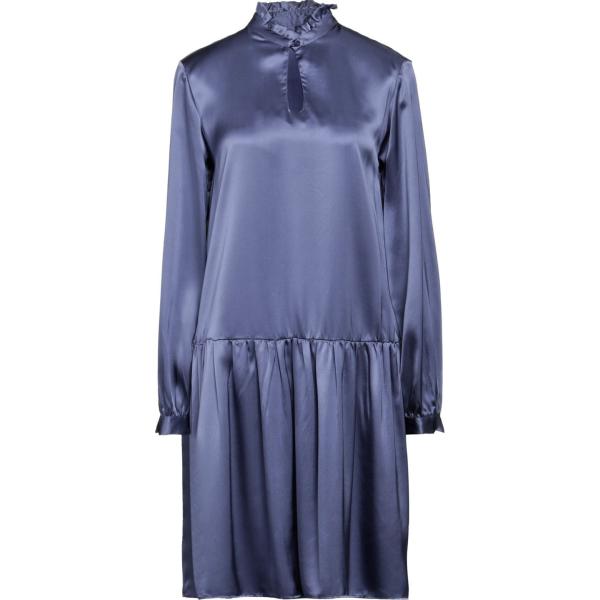 vestiti corti Manila Grace viola tinta unita