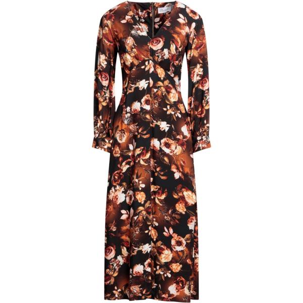 vestiti midi/longuette Closet arancione a fiori