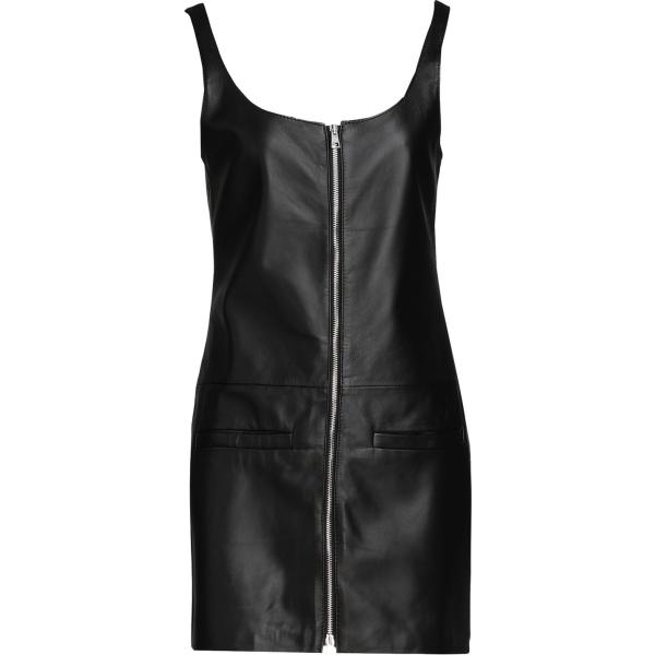 vestiti corti 8 by YOOX nero tinta unita