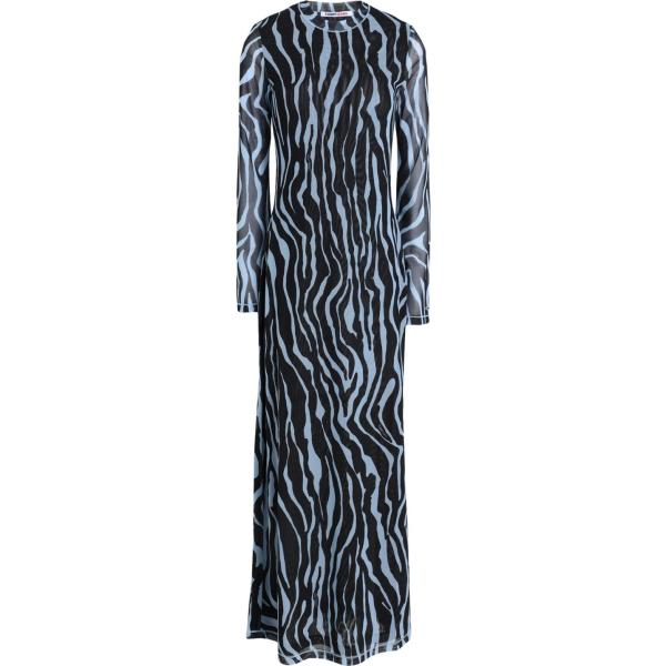 vestiti lunghi Tommy Jeans nero animalier