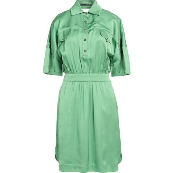 vestiti corti Annarita N verde tinta unita