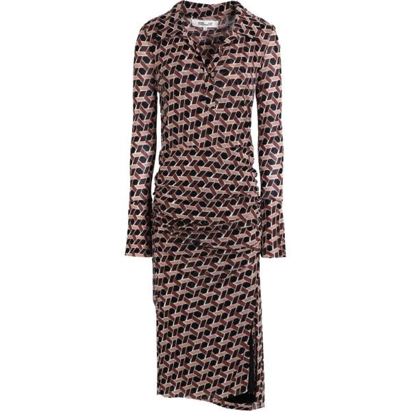 vestiti asimmetrici Diane Von Furstenberg marrone