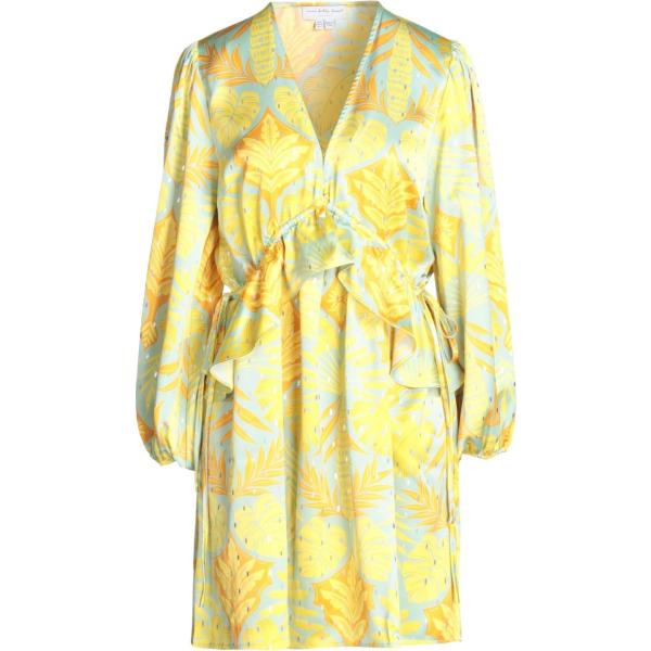 vestiti corti Never Fully Dressed giallo a fiori
