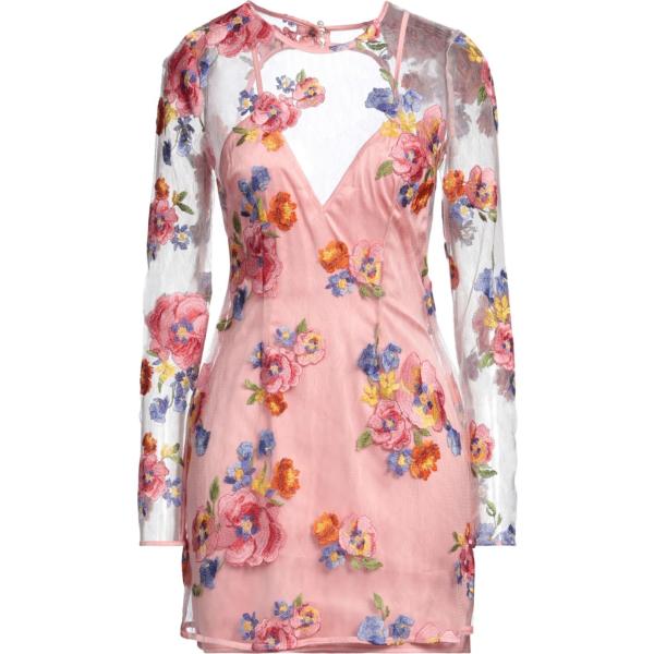 vestiti corti For Love & Lemons rosa a fiori