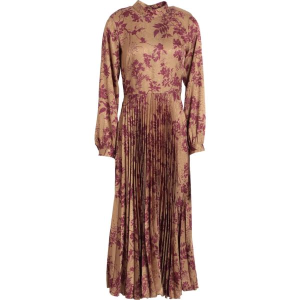 vestiti midi/longuette Closet marrone a fiori