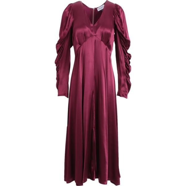 vestiti midi/longuette Closet rosso tinta unita