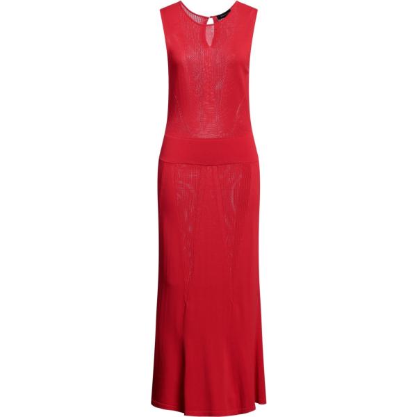 vestiti lunghi Bcbgmaxazria rosso tinta unita