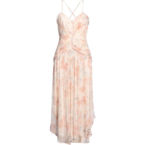 vestiti midi/longuette Shona Joy marrone a fiori