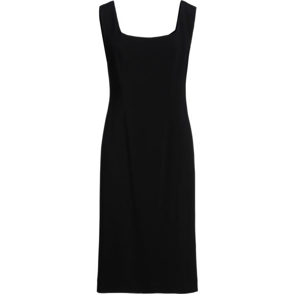 vestiti midi/longuette Federica Tosi nero tinta unita