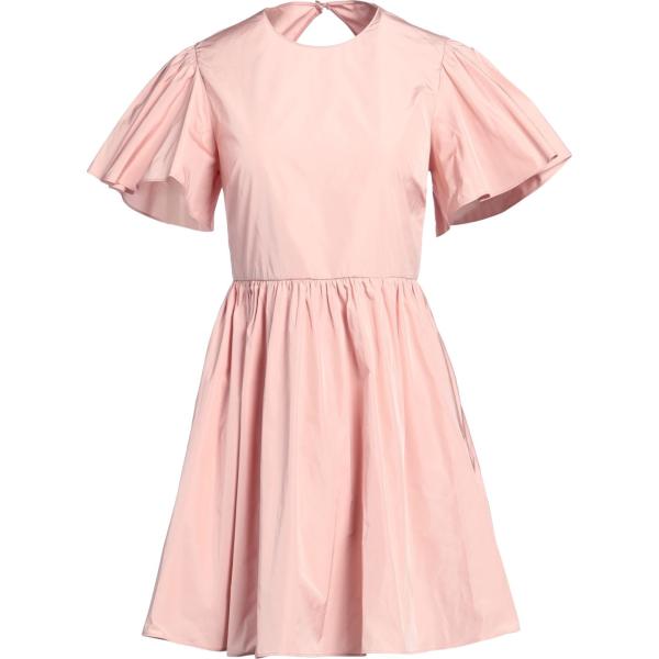 vestiti corti RED Valentino rosa tinta unita