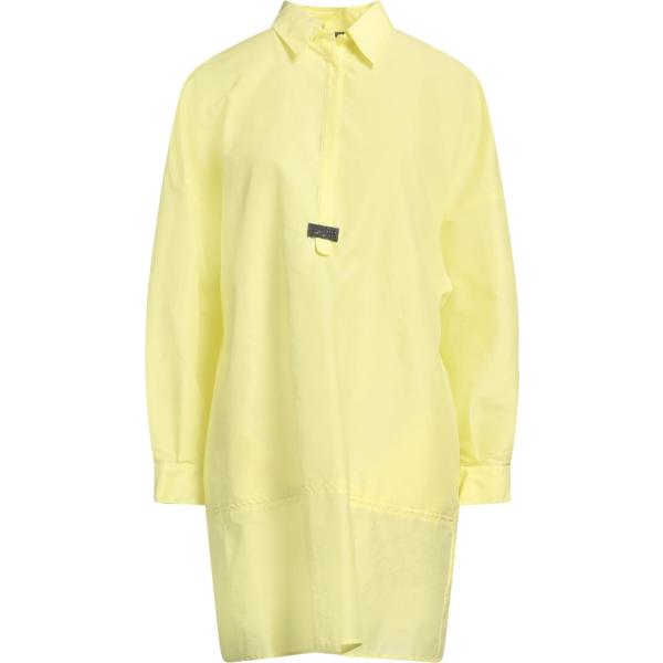 vestiti corti Fabiana Filippi giallo tinta unita