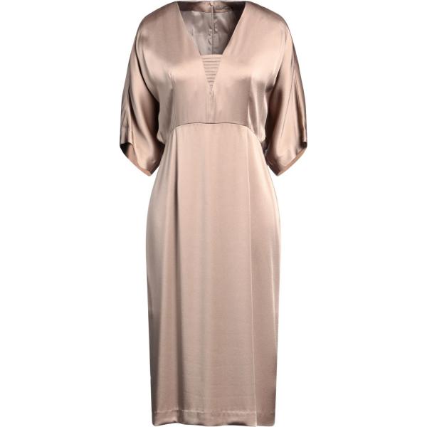 vestiti midi/longuette Peserico marrone tinta unita