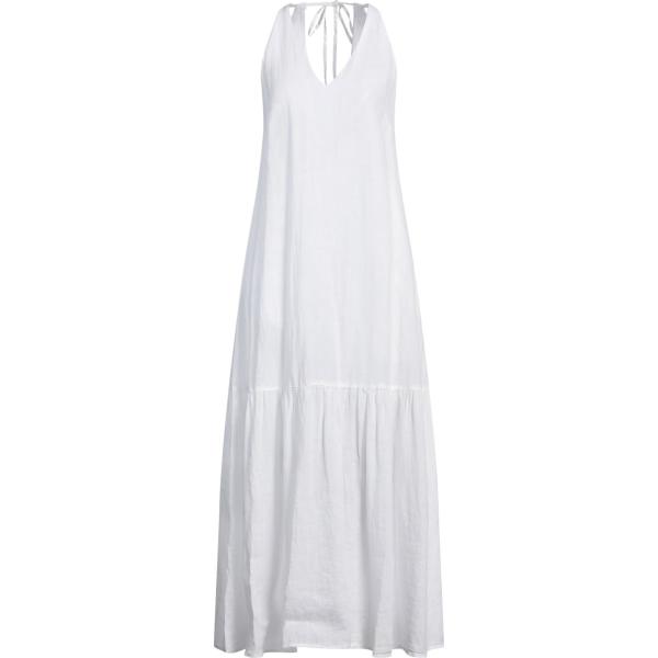 vestiti lunghi 120% Lino bianco