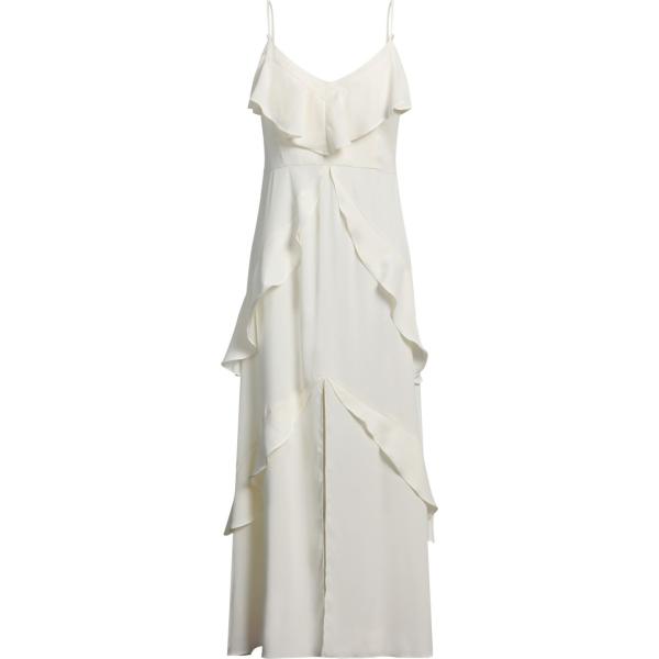 vestiti lunghi Twinset bianco tinta unita