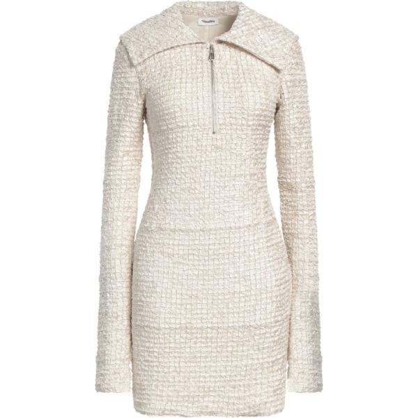 vestiti corti Nanushka marrone tinta unita