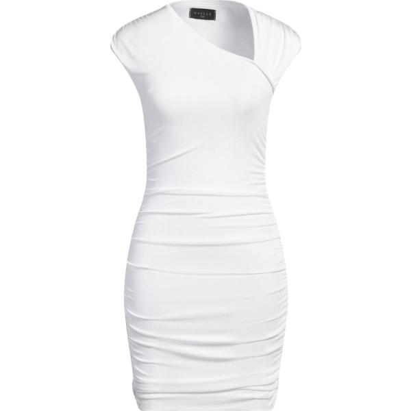 vestiti midi/longuette GAëLLE Paris bianco tinta unita