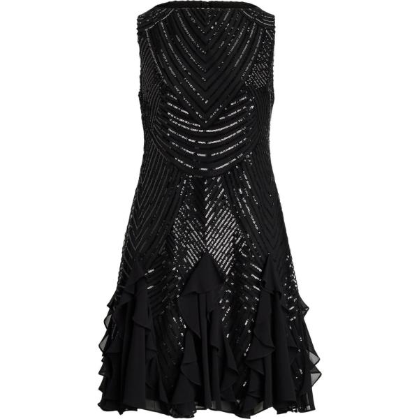 vestiti corti Lauren Ralph Lauren nero tinta unita