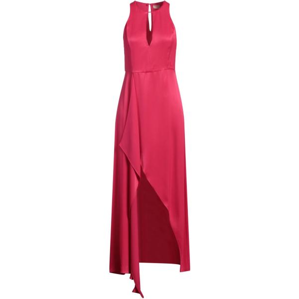 vestiti lunghi Twinset rosso tinta unita