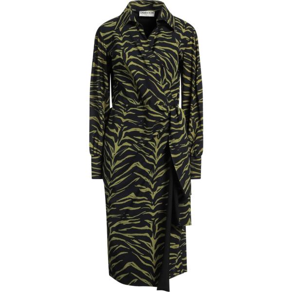 vestiti midi/longuette Chiara Boni La Petite Robe nero animalier