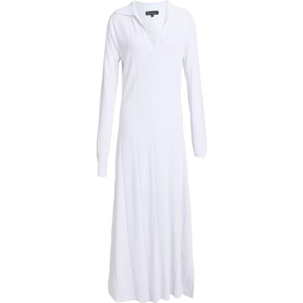 vestiti midi/longuette Armani Exchange bianco tinta unita