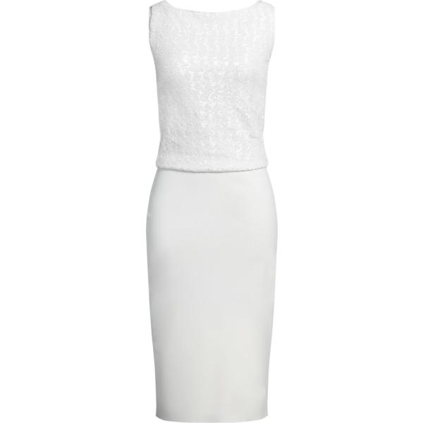vestiti midi/longuette Chiara Boni La Petite Robe bianco tinta unita