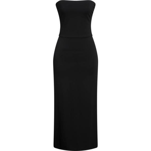 vestiti midi/longuette Staud nero tinta unita
