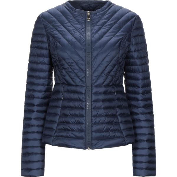 piumini Trussardi Jeans blu tinta unita