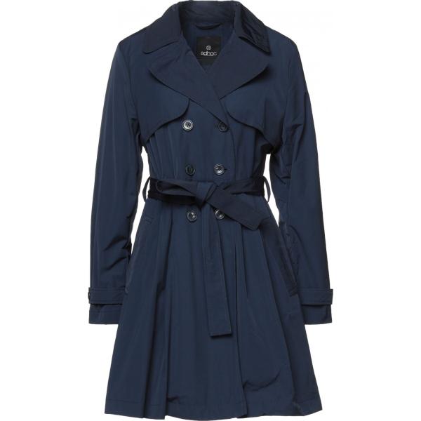 cappotti Adhoc blu tinta unita