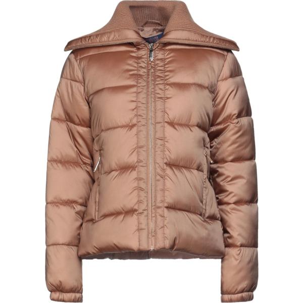 piumini Trussardi Jeans marrone tinta unita