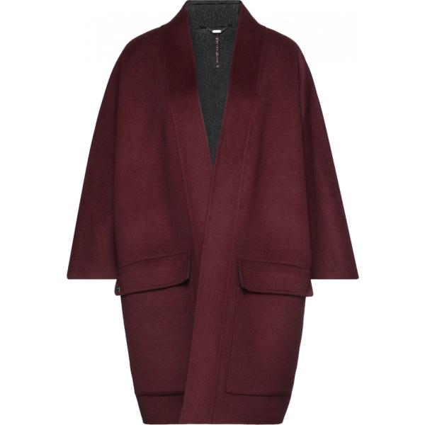 cappotti Manila Grace marrone tinta unita