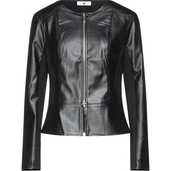 blazer Twinset nero tinta unita