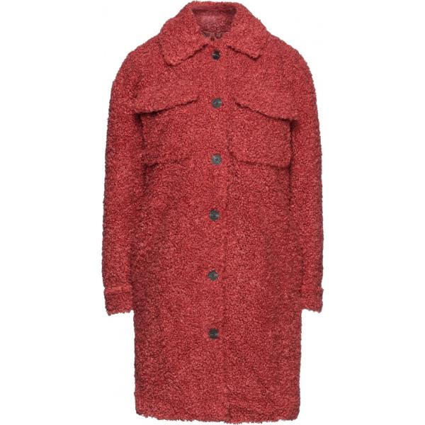 cappotti Vero Moda rosso tinta unita